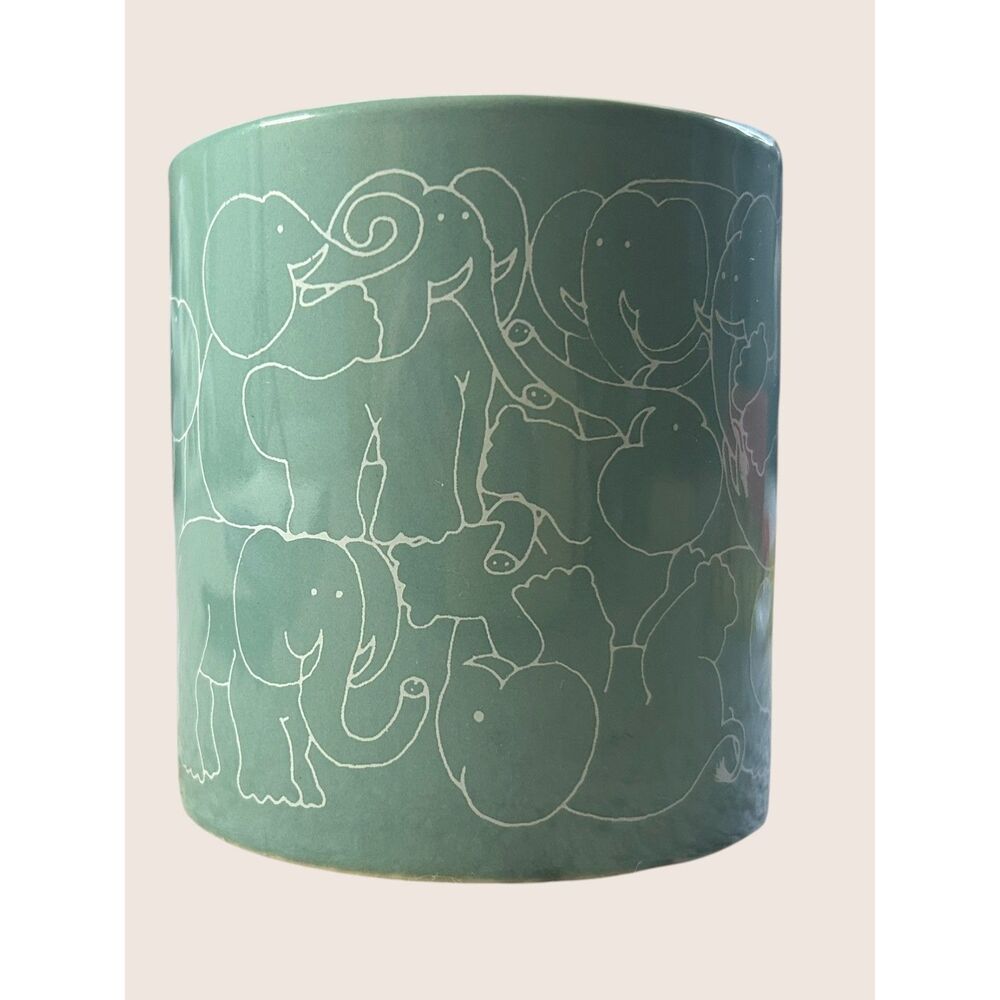 🐘 VTG NAUGHTY ELEPHANTS ORGY ANIMATES TAYLOR + NG TEAL SAN FRANCISCO 1979 MUG